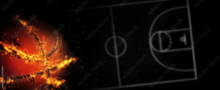 Picture of Basketball banner with copy space
